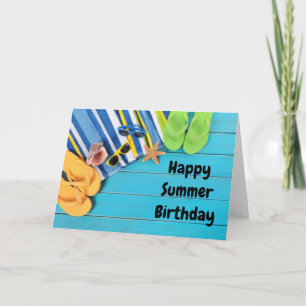 ***ZOMMER BIRTHDAY*** WISSEN VRIEND OF GEZIN KAART