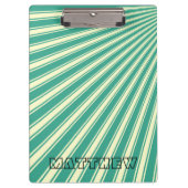 Zomp Colour Stripe Funky Patroon Klembord (Voorkant)