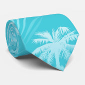 Zompalmen Aqua Stropdas (Opgerold)