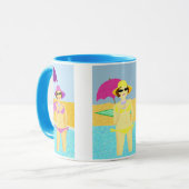 Zomstrandbabes Mok (Voorkant links)