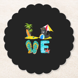 Zomvakantiehondencadeau Nieuw ontwerp Kartonnen Onderzetters