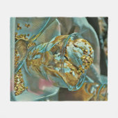 Zomzeekomp Fleece Deken (Voorkant (Horizontaal))