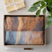 Zomzonsondergang en wolken tissuepapier (Geschenk)