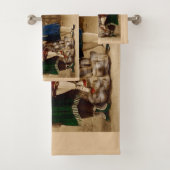 zo'n 1910 Atlantic City zwemmen met schoonheidsmid Bad Handdoek (Insitu)