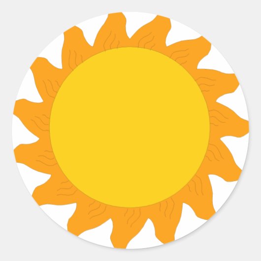 zon[1] ronde sticker (Voorkant)