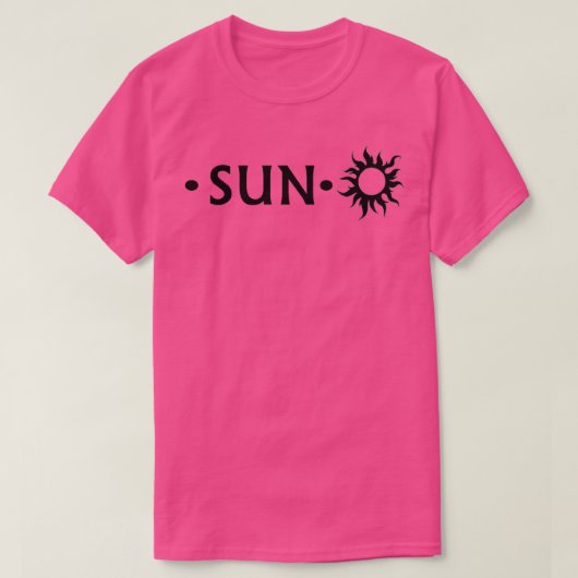 zon 2 t-shirt (Design voorkant)