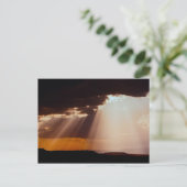 Zon aan de Masai Mara. 2 Briefkaart (Staand voorkant)