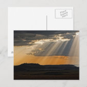 Zon aan de Masai Mara. Briefkaart (Voorkant / Achterkant)