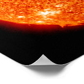 Zon, Aarde en Maan Poster (Hoek)