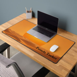 Zon Abstract Amber Modern Minimalistisch Bureaumat