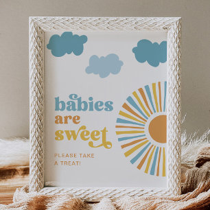 Zon Baby's zijn Sweet Sign Poster