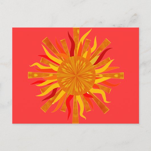 Zon Briefkaart (Voorkant)