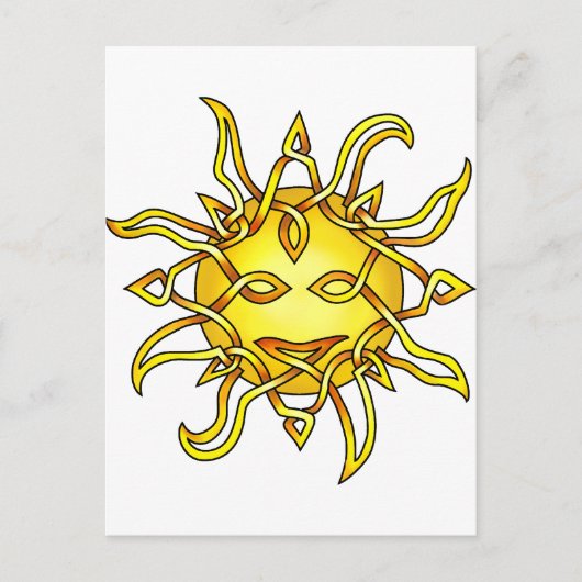 Zon Briefkaart (Voorkant)