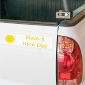 Zon Bumpersticker (Op Truck)