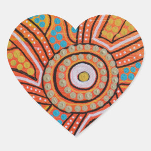 Zon Corroboree Hart Sticker