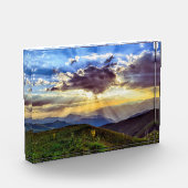 Zon door het Wolkengebergte Fotoblokken (Links)