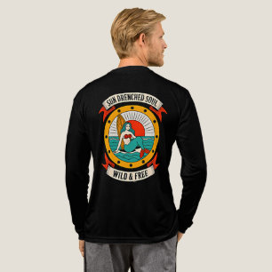 Zon Doorstoelde Zeemeerminziel Wilde & Vrije Oce Tri-Blend Shirt