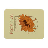 Zon en bloei magneet (Horizontaal)