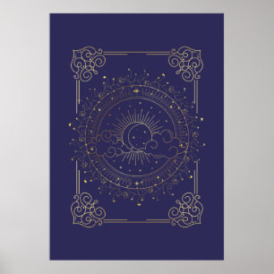 Zon en de maan, Tarotmagie Poster