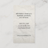 Zon en gekleurd penseel visitekaartje (Achterkant)