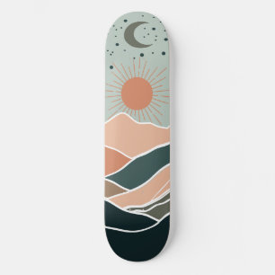 Zon en Maan Bergen Skateboard