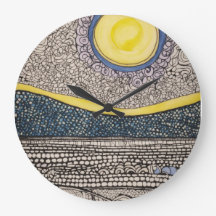 Zon en maan chaotische schets Zentangles