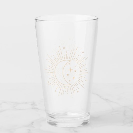 Zon en Maan Glas (Voorkant)