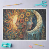 Zon en maan Godin Tissuepapier (Craft)