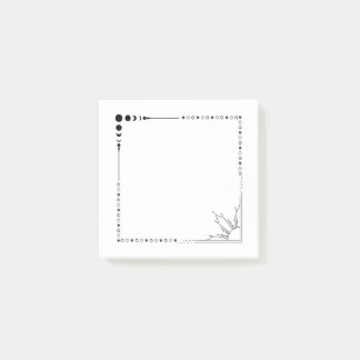 Zon en maan hebben hun post-it® notes