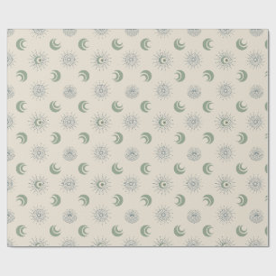 Zon en Maan in Harmonie! Cadeaupapier