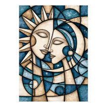 Zon en Maan Neo Shippo Hemelse Geometrie