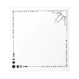 zon en maan notitieblok