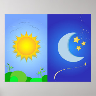 zon en maan poster