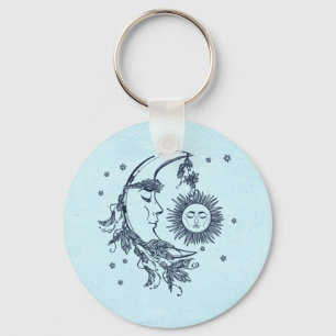 Zon en Maan Sleutelhanger