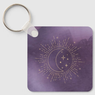 Zon en Maan Sleutelhanger