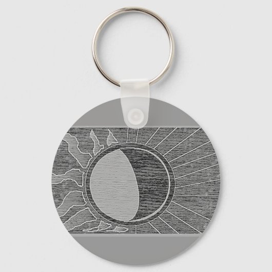 zon en maan sleutelhanger (Voorkant)