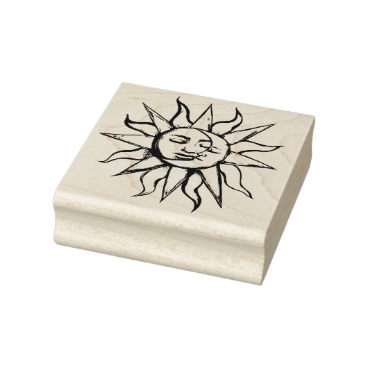 Zon en Maan Sunshine MoonKind Rubberstempel (Stempel)