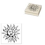 Zon en Maan Sunshine MoonKind Rubberstempel (Gestempeld)
