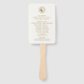 Zon en maan tijdloos programma Fan Handwaaier (Voorkant)