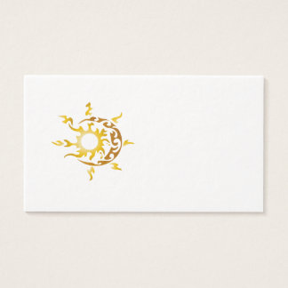 zon en maan visitekaartjes