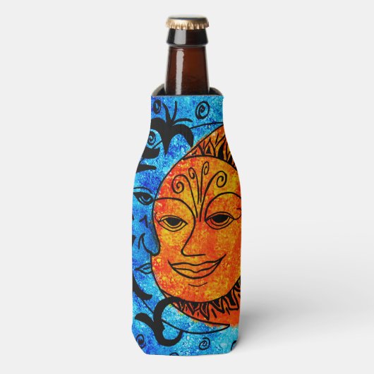 Zon en Moon Fles en Koelbox Flesjeskoeler (Fles Voorkant)