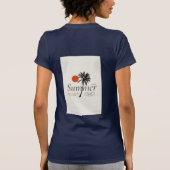 Zon- en palmbomen t-shirt (Achterkant)