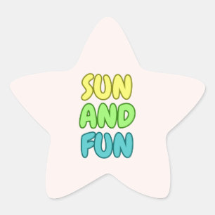 Zon En Pret Ster Sticker
