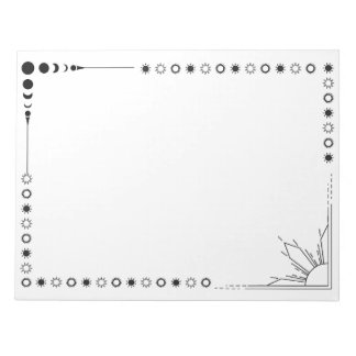 Zon en stemming notitieblok