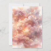 Zon en sterren hemelse ruimte vierde verjaardag kaart (Achterkant)