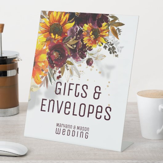 Zon en wijngaarden mousserend reclamebord met voetstuk (Insitu)