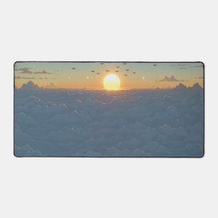 Zon en wolken bureaumat