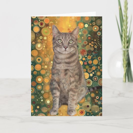 Zo'n fancy kat notecard aankondiging (Voorkant)