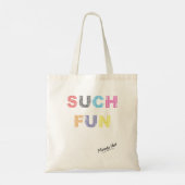 Zo'n Fun. - Miranda Hart [Unofficial].png Tote Bag (Achterkant)