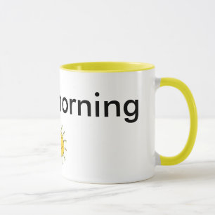 zon, goedemorgen mok